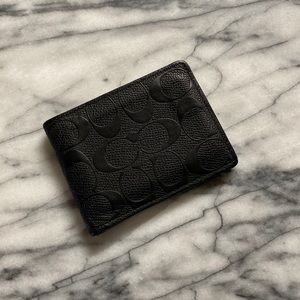 Coach billfold wallet